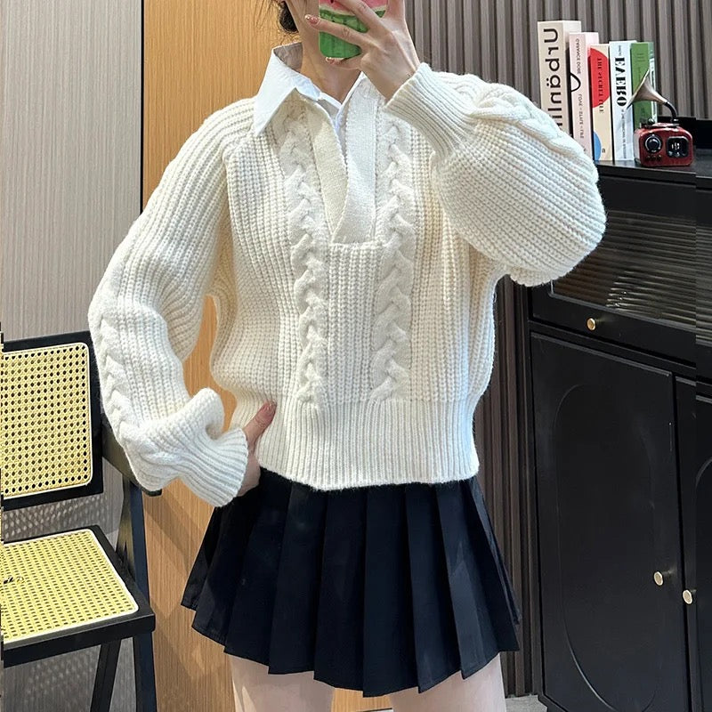 two pieces sweater