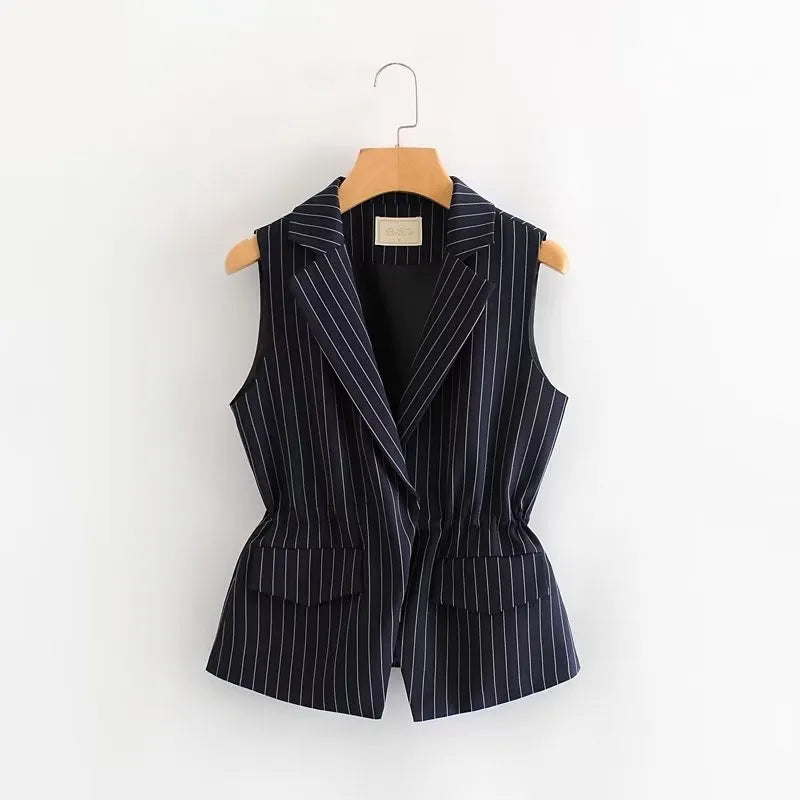 stripe biz vest