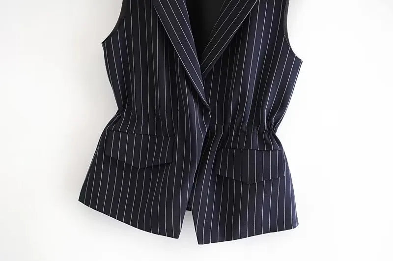 stripe biz vest